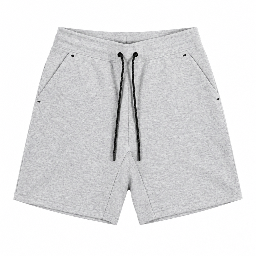 Short Tech gris, vista frontal